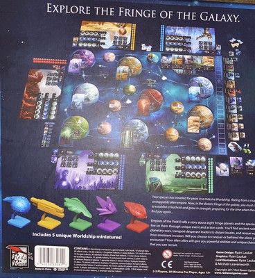 Empires of the Void II Red Raven Board Game (Kickstarter Ed) Metal 