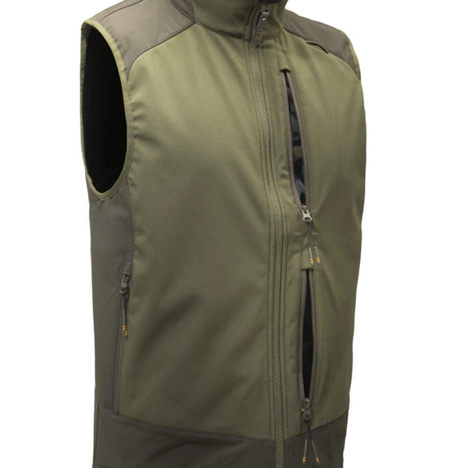 Beretta Butte Softshell Vest Moss / Brown Bark - Image 2 of 4