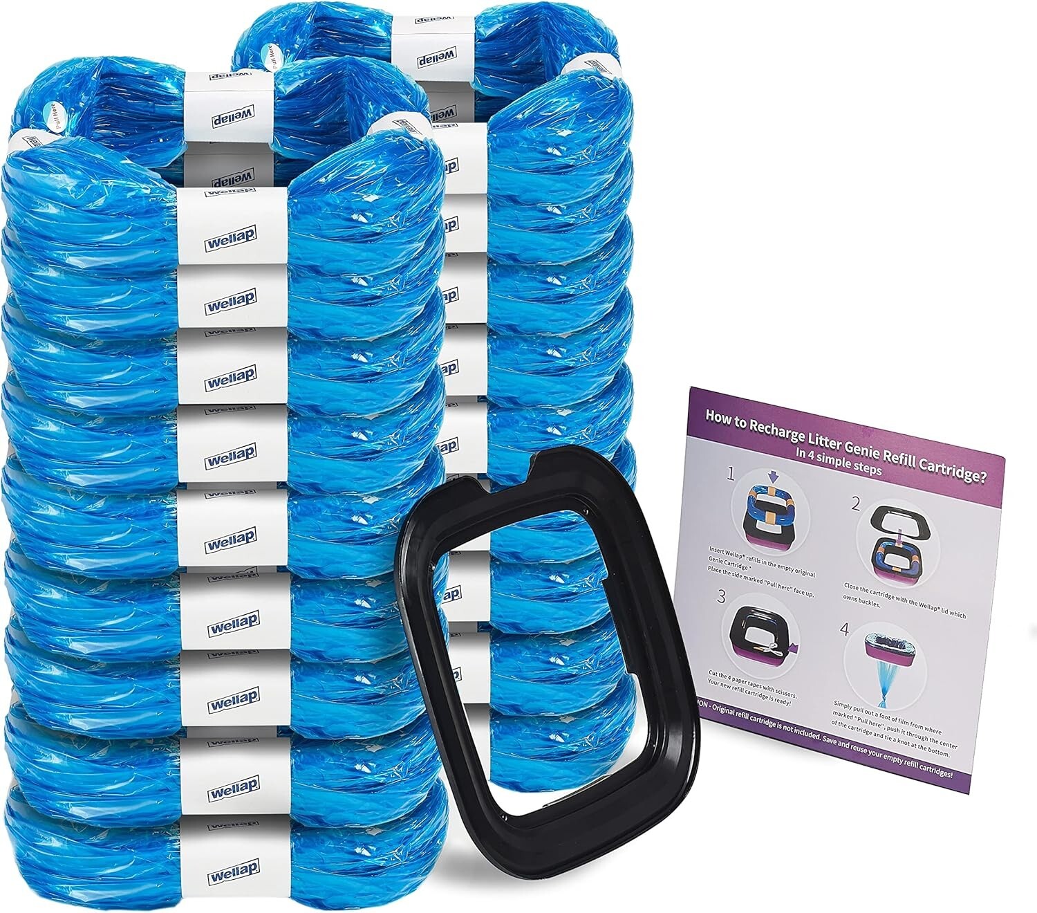 Fresh Scent 18-Pack Litter Refills with 7-Layer Odor Control - Easy Installation