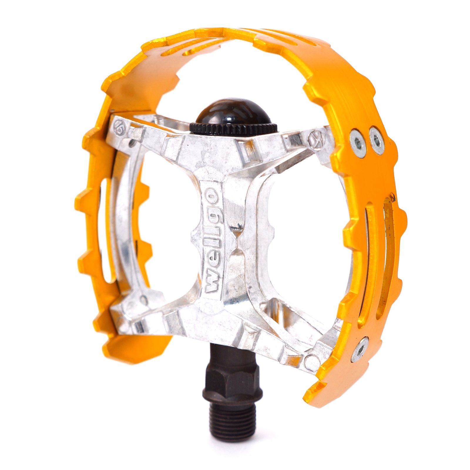 Pedali BMX/MTB Wellgo XC-II Rossi &ndash; 9/16&Prime; Trappola Per Orsetti Old School