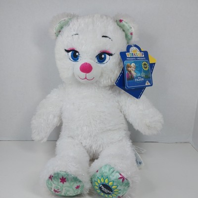 Build a Bear Disney Frozen Elsa Musical Push button Bear Teddy Let it Go NWT