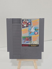 Super Mario Bros  Duck Hunt World Class Track Meet NES OEM Nintendo Rental Case