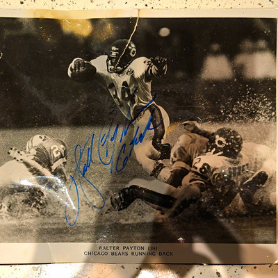 Walter Payton Chicago Bears Football Signed Autographed Original Photo