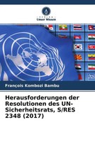 FrançOis Kombozi Bambu | Herausforderungen Der Resolutionen Des...
