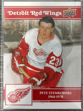 2025-26 Detroit Red Wings Centennial Pete Stemkowski #98 Base