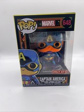 Funko Pop! Marvel Capitán América #648 Edición Luz Negra Objetivo Exclusivo Nuevo en Caja