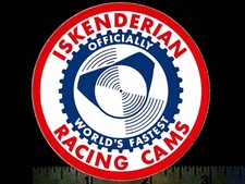 Isky Iskenderian Racing Cams - Original Vintage 1960s 70s Racing Decalsticker Isky Iskenderian Racing Cams - Original Vintage 1960s 70s Racing Decalsticker