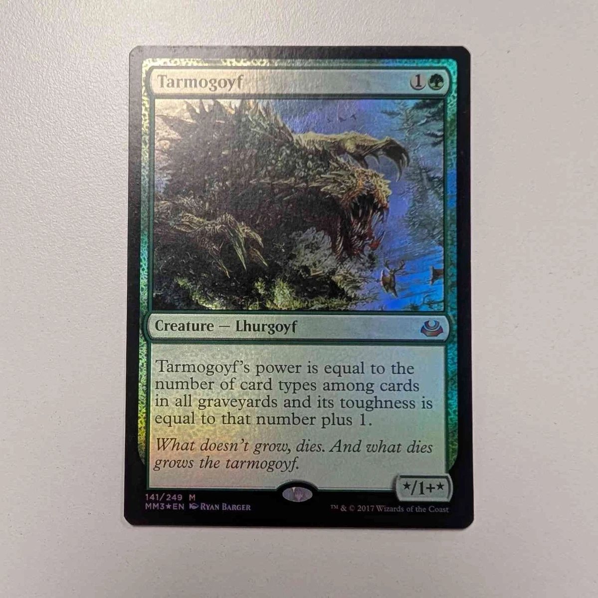 Tarmogoyf Foil Magic: The Gathering Individual Trading Card Games