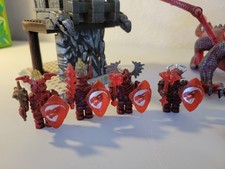 Mega Bloks Dragons Elementals Tower Dragon Fire & Water Incomplete/tiny Damage.