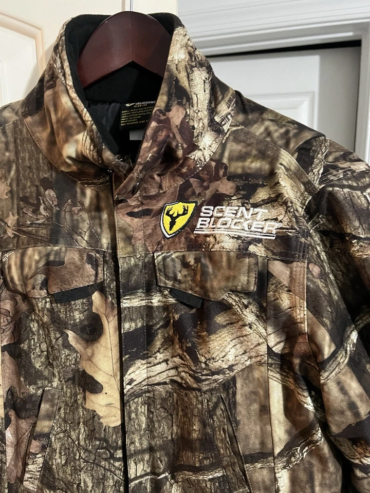Scent Blocker Rain Blocker Insulated Coveralls- YOUTH M Hunting Camouflage - Image 3 of 4
