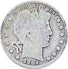 1904-P Barber Half Dollar