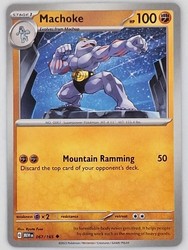 Machoke 067/165 Scarlet & Violet 151 Uncommon