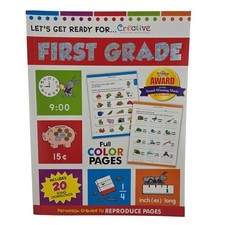 Creative Teaching Materials Lets Get Ready for First Grade Workbook