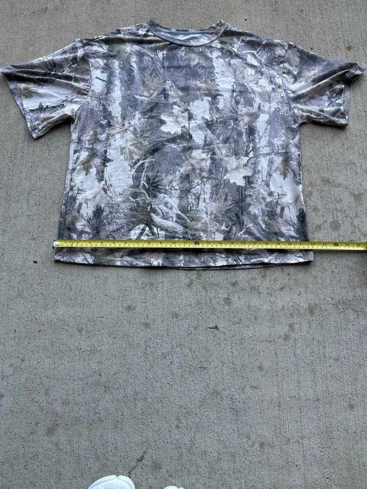 Camo t shirt made out of compression material  USE MEASUREMENTS AS SIZE  #Camo - Image 2 of 3