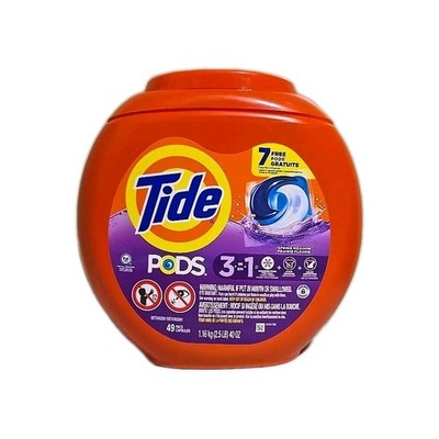 Tide PODS Liquid Laundry Detergent Soap Pacs, Powerful 3-in-1 Clean in One Step