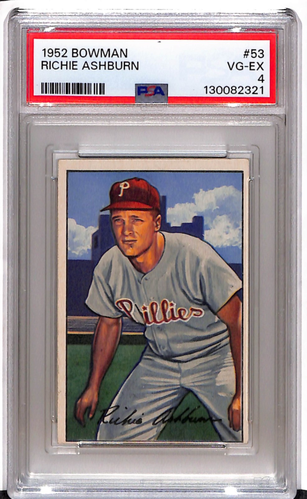 1952 Bowman - Richie Ashburn #53 PSA 4