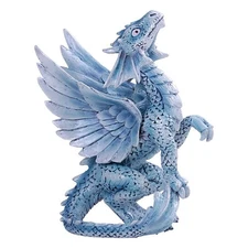Anne Stokes Age of Dragons Blue Wind Dragon Resin Figurine, Pacific Giftware 