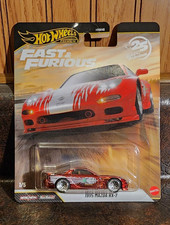 Hot Wheels Fast & Furious 1995 Mazda RX-7 1:64 Diecast Red/White Unopened