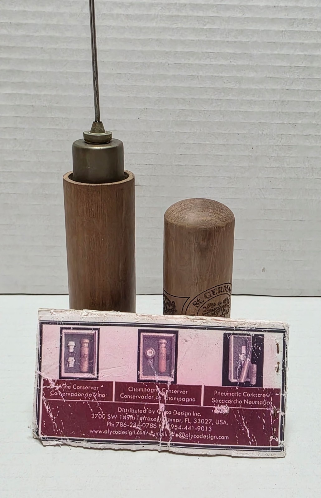 Saint Germain Pneumatic Cork Screw From There Wine Accessories Collection