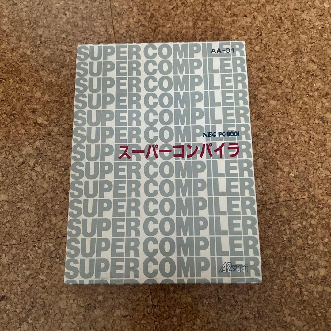 NEC PC-8001 スーパーコンパイラ NEC PC-8001 Super Compiler Rare Vintage Software for PC-8001