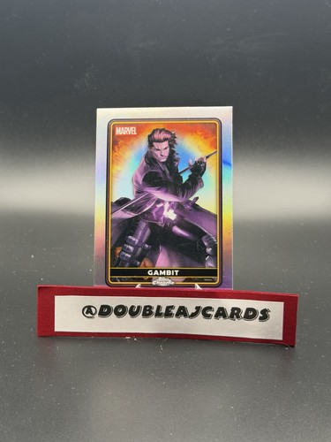 2025 Topps Chrome Marvel Deadpool #10 Gambit REFRACTOR X-Men SP Parallel MCU