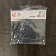 Uniqlo Heattech Extra Warm Cotton Crewneck Heat Tech T-Shirt Navy Size M