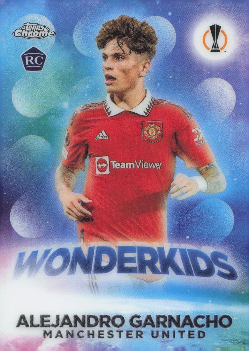 2022-23 Topps Chrome UEFA Club Competitions Alejandro Garnacho #W