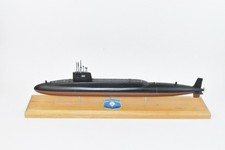 USS Thomas A. Edison SSBN-610 Submarine Model,Navy,Scale Model,Mahogany,20