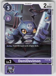 DemiDevimon P-017 Resurgence Booster Promo