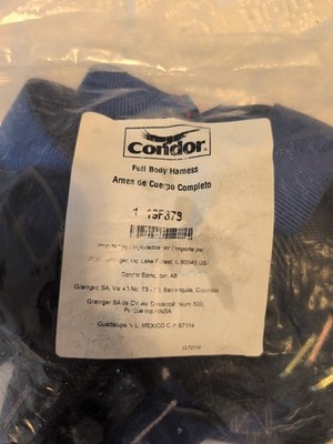 Vest Type 5-point Full Body Harness Condor 19F378 New - Universal Size