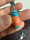 Wonderful Vtg. Southwestern Gemstone Earrings — photo 9
