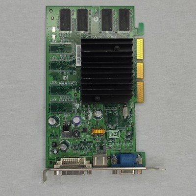 NVIDIA Model P162 AGP Graphics Card Multiple Monitor Support DVI VGA S-Video