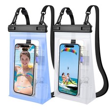 2 Pack Large Waterproof Phone Pouch, Waterproof Phone Case for iPhone 16 15 1...