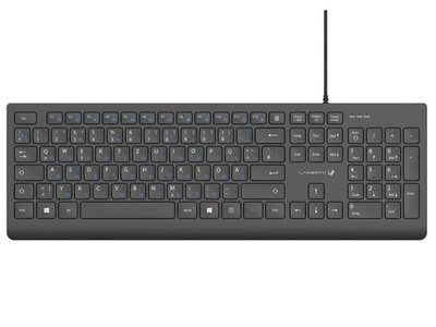 Lacerto  | Russisch-Deutsche/Ukrainische Multimedia-Tastatur USB | LUCER-DR514