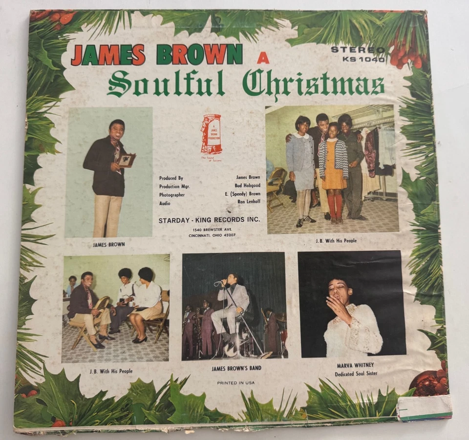 James Brown "Soulful Christmas" LP ~ Original King 1040 Rare Promo ~ Clean! - Image 2 of 4