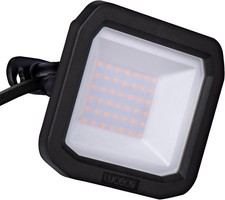 Luceco LFS20B130 Castra Black 30W 3150lm 5000K Slimline  Security Floodlight  d1