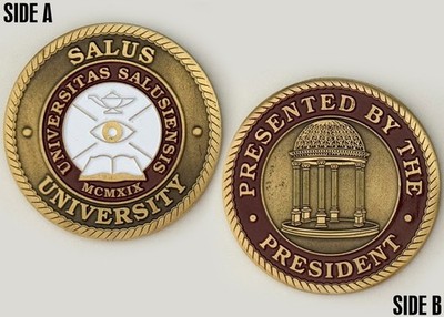 Salus University President's Challenge Coin 2#16