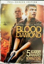 Blood Diamond DVD, 2006, FS Leonardo DiCaprio, Jennifer Connelly LIKE NEW