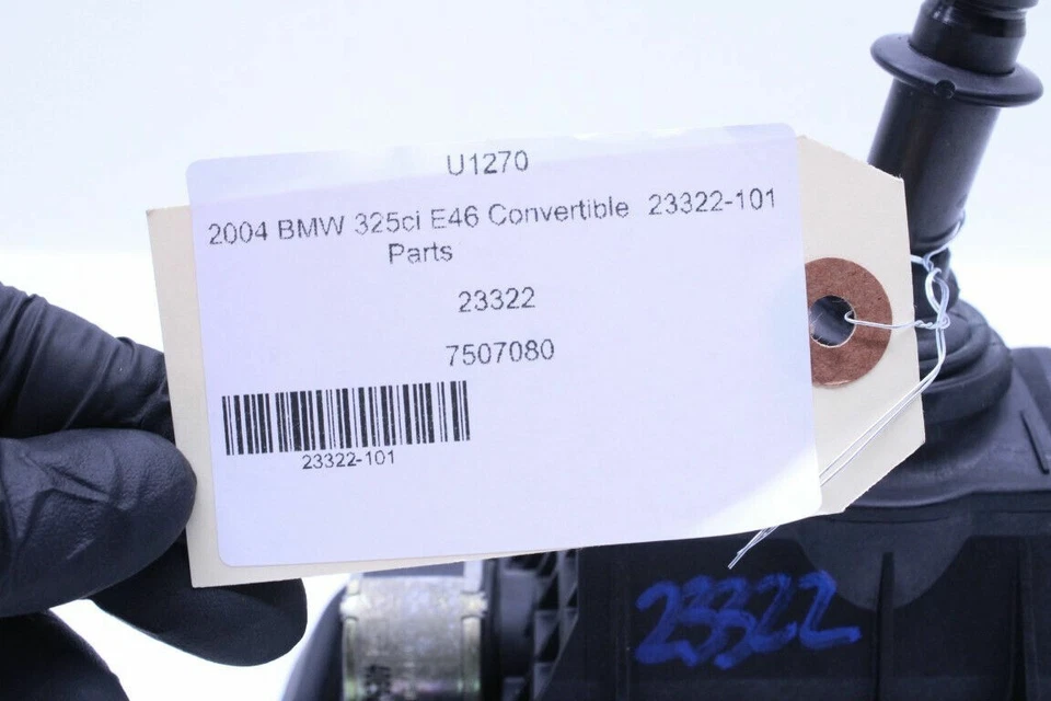 BMW 325ci 330ci SMG 2003-2006 transmisión selector palanca de cambios fabricante de equipos originales usado Foto 3 de 4