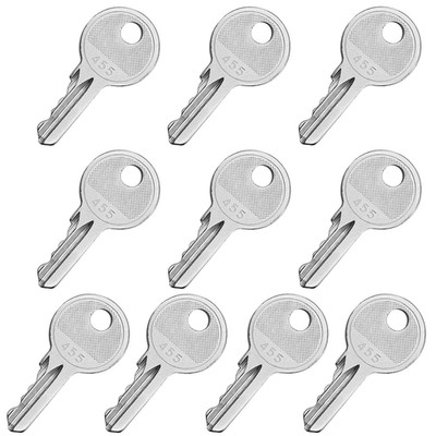 Heavy Equipment Keys, 10 Pack 455 Scissor Lift Keys Fit Skyjack Lifts, New Genie