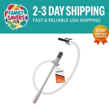 Battery Powered 39" Fuel Transfer Pump with Auto-Stop - Reliable Liquid Transfer