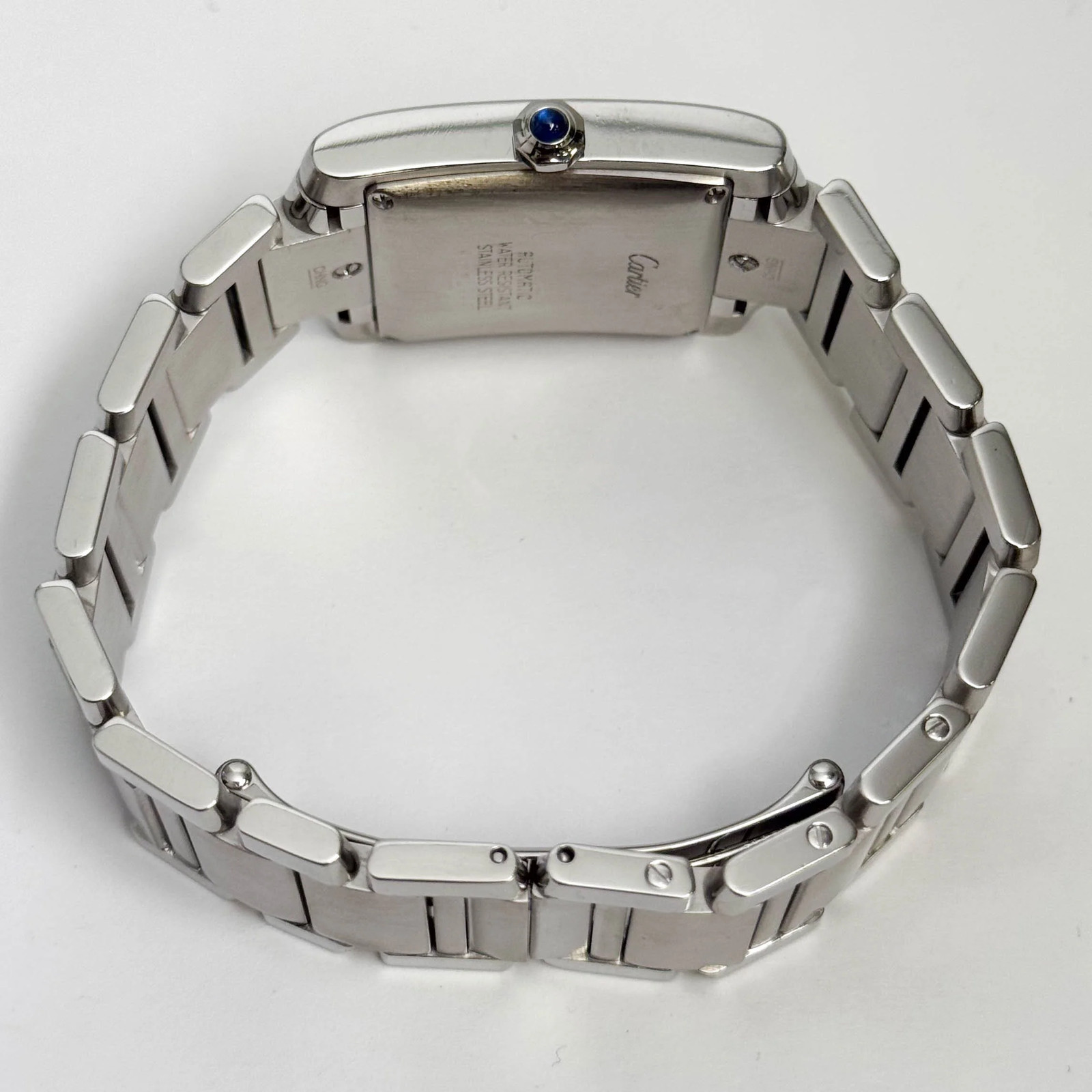 Cartier Tank Française Stainless Steel 28mm White Dial Watch Ref# W51002Q3 image 6