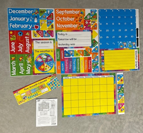 Trend Jahreskalender Pinnwand Set T-809 106 Teile
