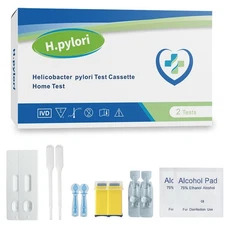 H Pylori Test Kit - 2 Pack Home Self-Test with Fast 10-15 Minute Results