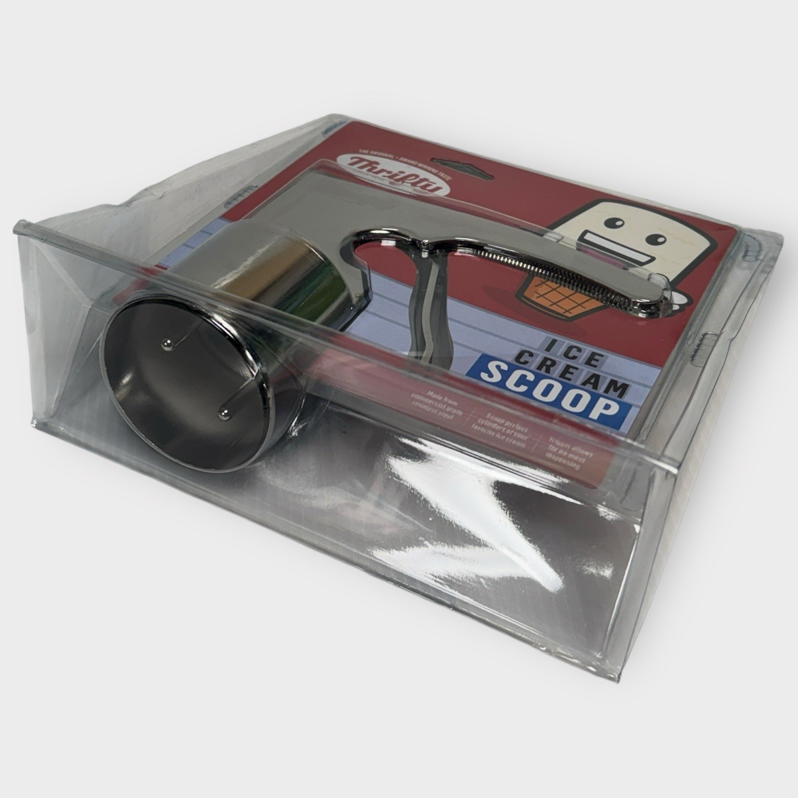 Thrifty Old Time Ice Cream Scoop Scooper Commercial Stainless Steel Rite-Aid NEW