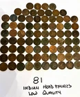 Lot of 81 Indian Head Small Cent Pennies - FREE SHIP