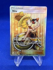 Pokemon Sun & Moon Team Up Nita 180/181 Full Art Ultra Rare MP/HP on eBay