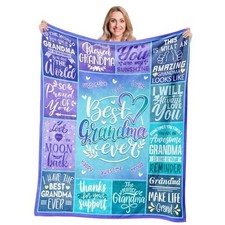 Best Gifts for Grandma Birthday, Grandmas Gifts from 50"x60" Grandma Gifts