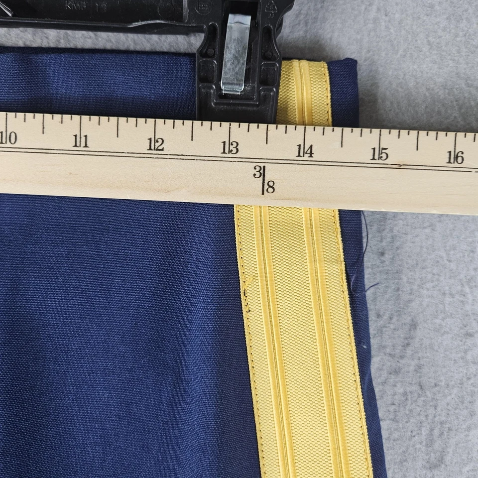 US Army Dress Pants Mens 29x31 Wool Military Uniform Yellow Stripe MIL-T-41828A - Image 3 of 4