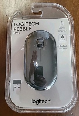 Logitech Pebble Wireless Mouse M350 with Bluetooth for Laptop/Notebook/iPad 